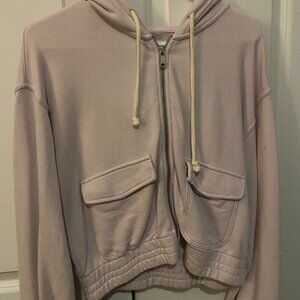 Cute and soft Aerie zip-up sweatshirt